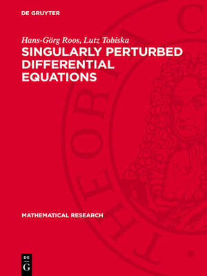 cover image of Singularly Perturbed Differential Equations